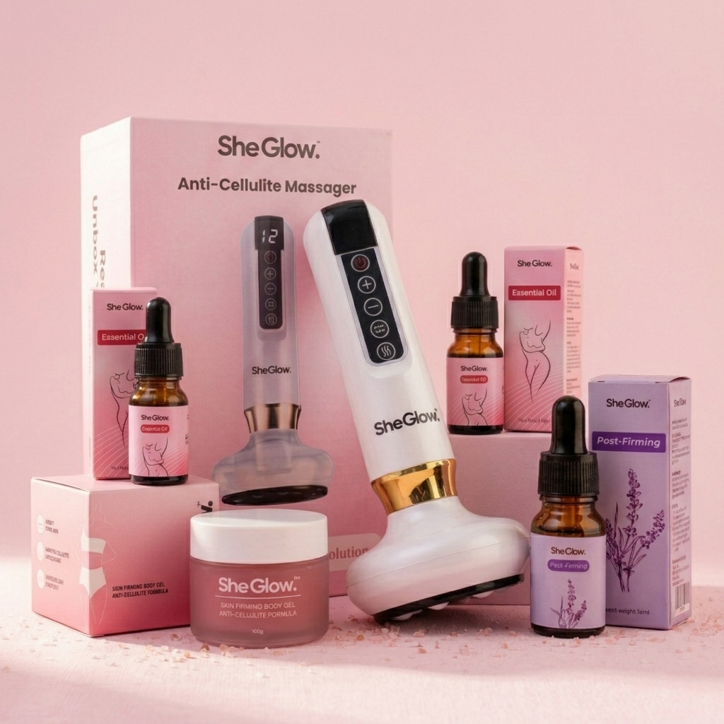 SheGlow™ PRO – celulīta noņemšanas komplekts
